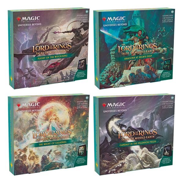 THE LORD OF THE RINGS TALES OF MIDDLE-EARTH SET CAJAS DE ESCENA