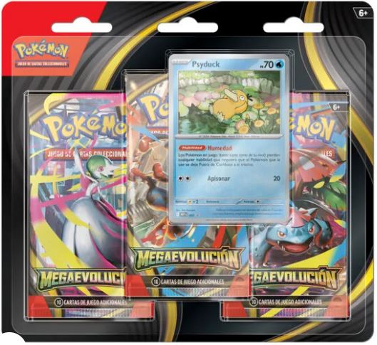 PACK DE 3 SOBRES DE REFUERZO POKEMON TCG SEPT 2025