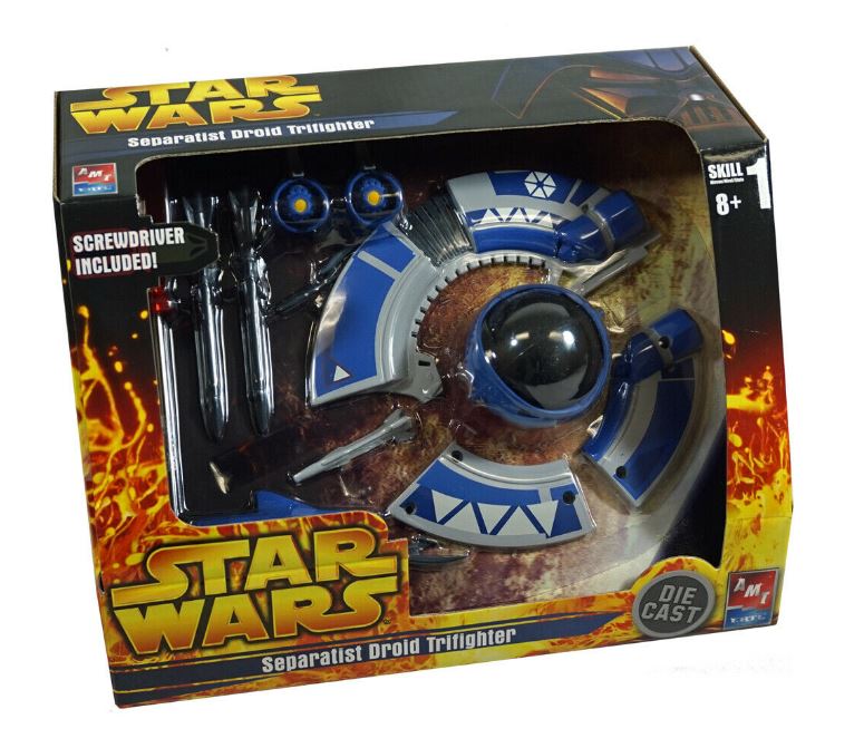 SEPARATIST DROID TRIFIGHTER DIE-CAST MODEL KIT STAR WARS