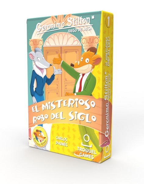 GERONIMO STILTON JUEGO DE MESA, EL MISTERIOSO ROBO DEL SIGLO