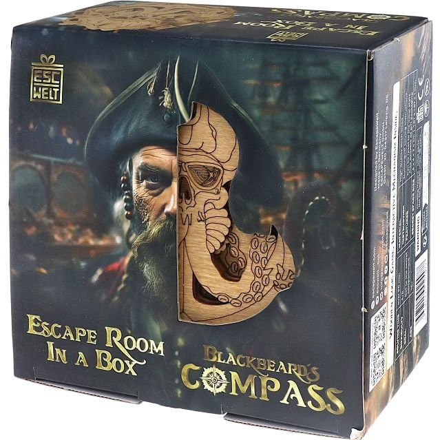 SECRET PUZZLE BOX BLACKBEARDS COMPASS