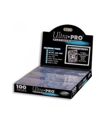 ULTRA PRO CAJA HOJAS 9 BOLSILLOS PLATINUM STANDARD