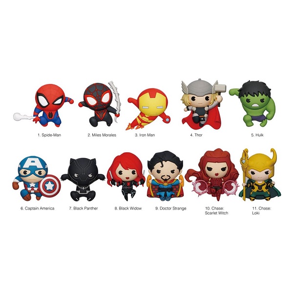 Marvel Colgantes PVC Classics