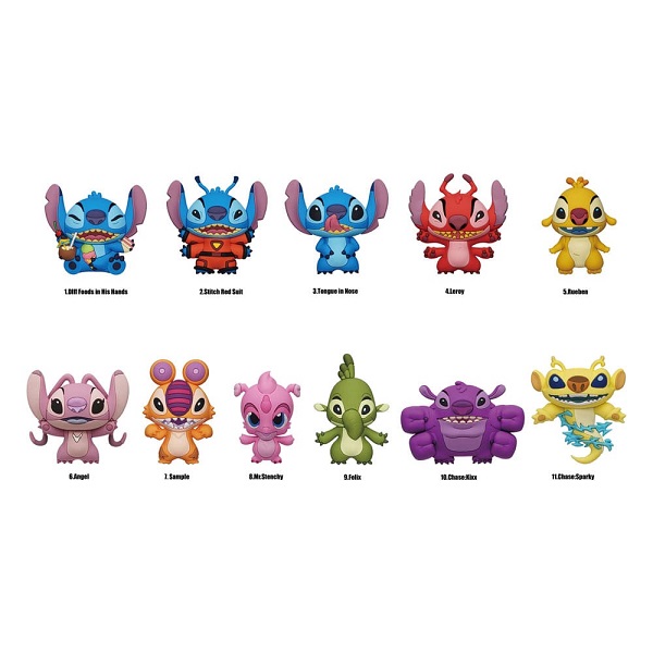 Lilo & Stitch Colgantes PVC Series 5