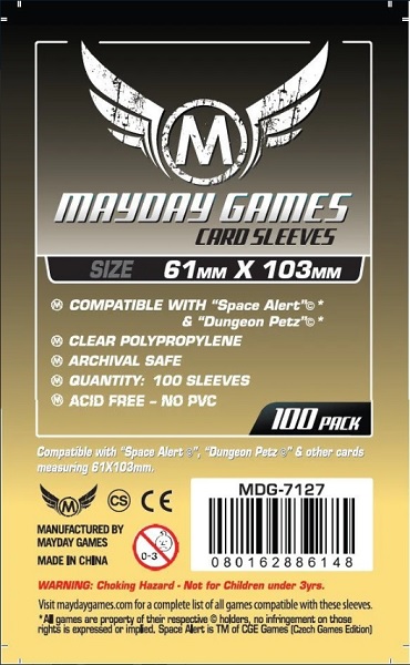 FUNDA MAYDAY SPACE / PETZ 61 X 103 MM (50)