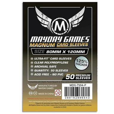 FUNDA MAYDAY MAGNUM BLACK 80X120