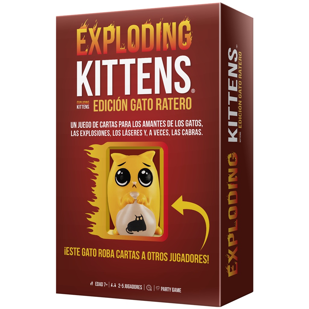 EXPLODING KITTENS GATO RATERO