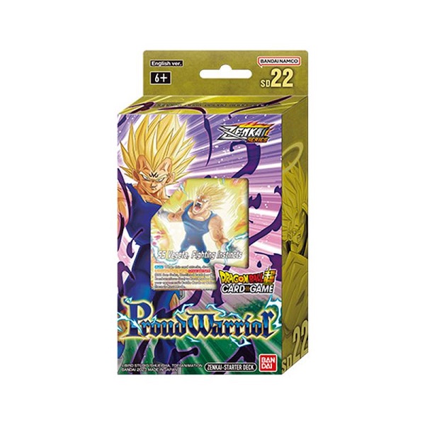 DRAGON BALL SUPER STARTER PROUD WARRIOR DECK 22