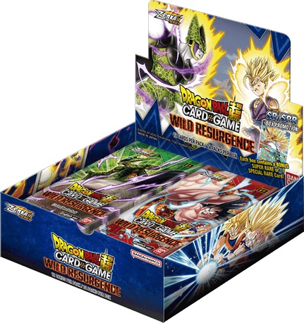 DRAGON BALL SUPER: BOOSTER ZENKAI 4 B21 WILD RESURGENCE CAJA DE SOBRES