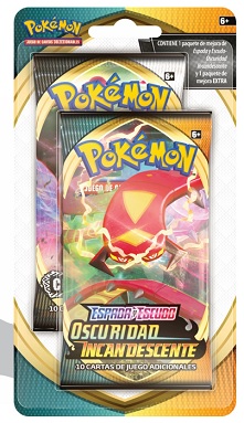 POKEMON ESPADA Y ESCUDO: OSCURIDAD INCANDESCENTE + CHOQUE REBELDE CAJA DE BLISTERS