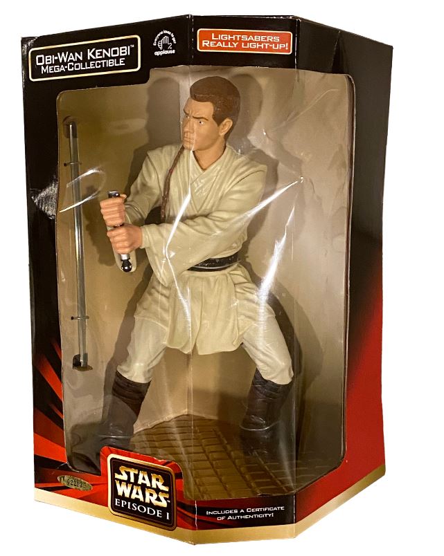 FIGURA STAR WARS OBI-WAN KENOBI INTERACTIVO 12" CON LUZ
