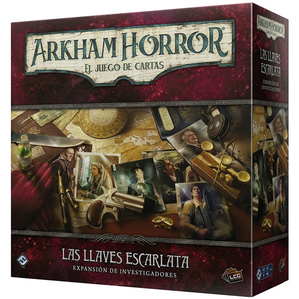 ARKHAM HORROR LAS LLAVES ESCARLATA EXPANSION INVESTIGADORES