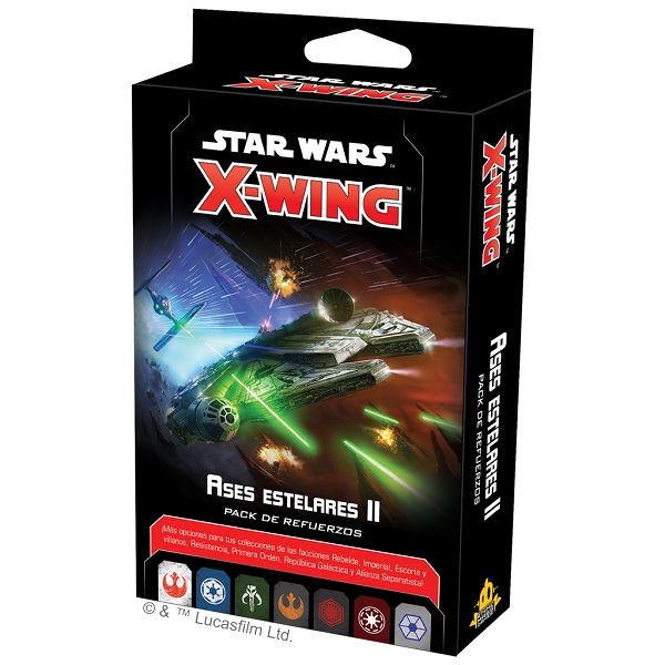 X-WING ASES ESTELARES II PACK DE REFUERZOS