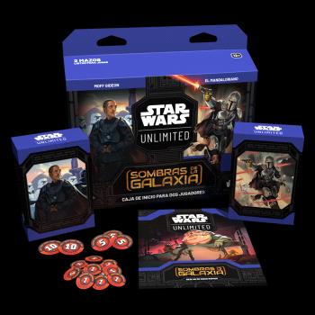 STAR WARS UNLIMITED SOMBRAS DE LA GALAXIA CAJA DE INICIO 2 JUGADORES