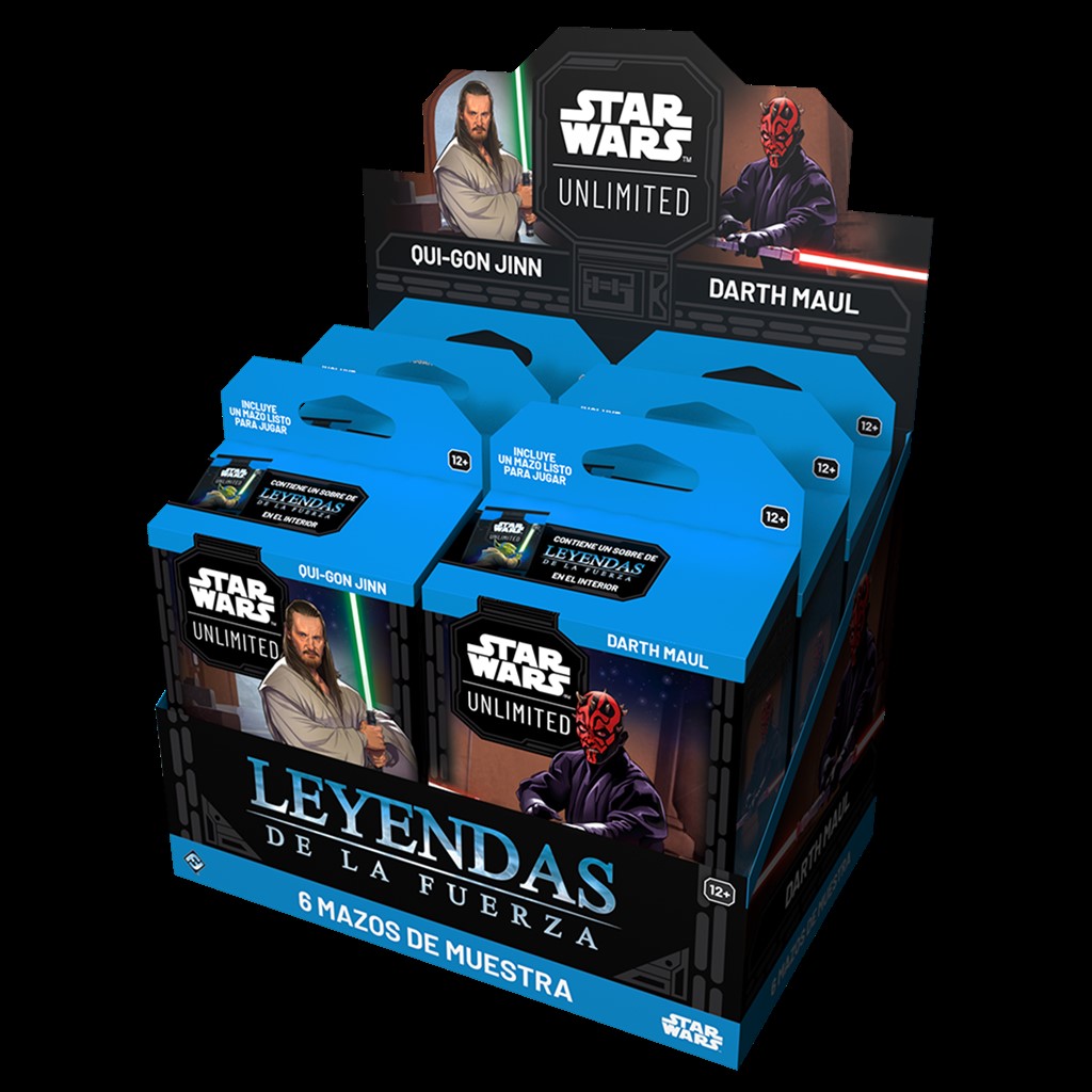 STAR WARS UNLIMITED LEYENDAS DE LA FUERZA MAZOS DE MUESTRA (6)