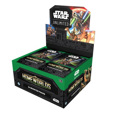 STAR WARS UNLIMITED HOMEWORLDS BOOSTER DISPLAY (24)