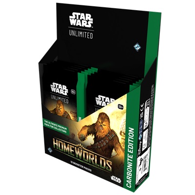 STAR WARS UNLIMITED HOMEWORLDS CARBONITE BOOSTER DISPLAY (12)