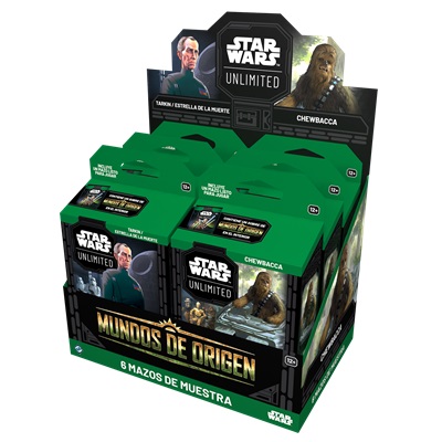 STAR WARS UNLIMITED MUNDOS DE ORIGEN MAZOS DE MUESTRA (6)