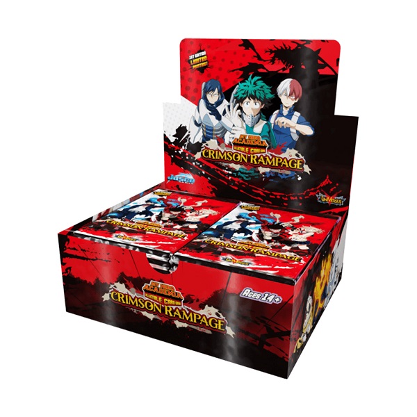 MY HERO ACADEMIA CRIMSON RAMPAGE CAJA DE SOBRES