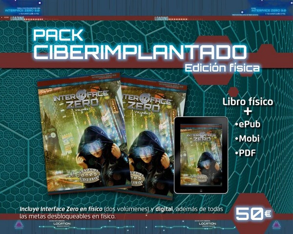 SAVAGE WORLDS INTERFACE ZERO  PACK CIBERIMPLANTADO