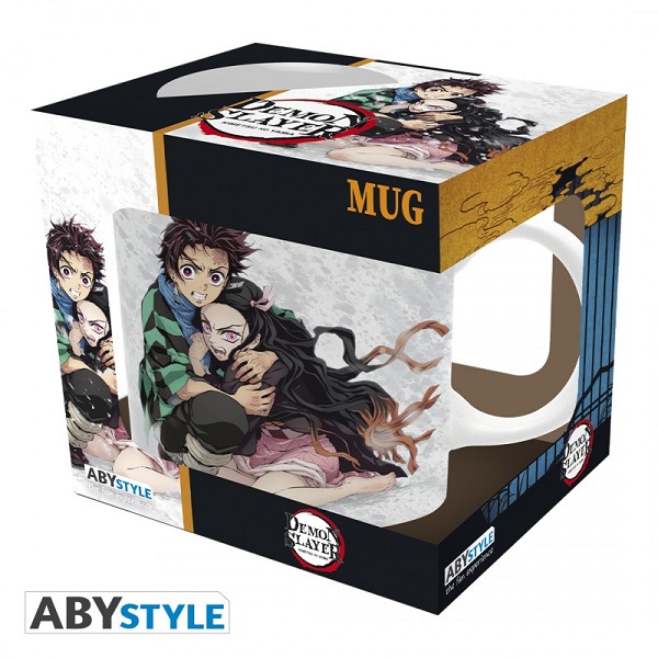 TAZA DEMON SLAYER TANJIRO & NEZUKO 320ML