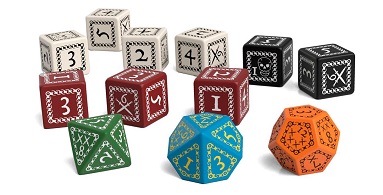 FORBIDDEN LANDS DADOS PERSONALIZADOS