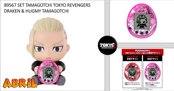 Figura Draken + Tamagotchi Hugmy - Tokyo Revengers: Set Regalo Ufficiale