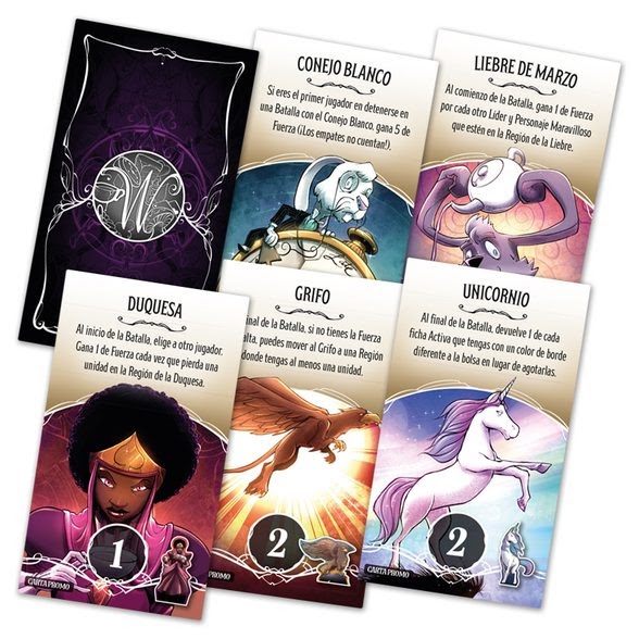 WONDERLANDS WAR CARTAS PROMOCIONALES