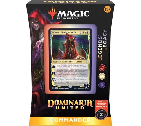 DOMINARIA UNITED BARAJA COMMANDER 2 W/B/R/G/U PAINBOW