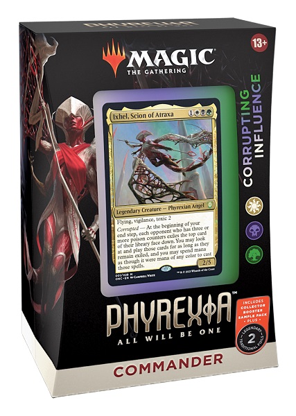 PHYREXIA ALL WILL BE ONE MAZO COMMANDER G/B/W CORRUPTIN INFLUENCE