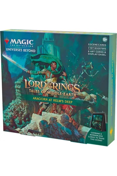 THE LORD OF THE RINGS CAJA DE ESCENA ARAGORN AT HELM`S DEEP