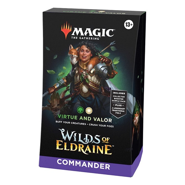 WILDS OF ELDRAINE BARAJA COMMANDER VIRTUE AND VALOR