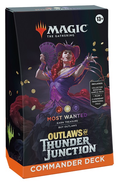 OUTLAWS OF THUNDER JUNCTION BARAJA COMMANDER MOST WANTED