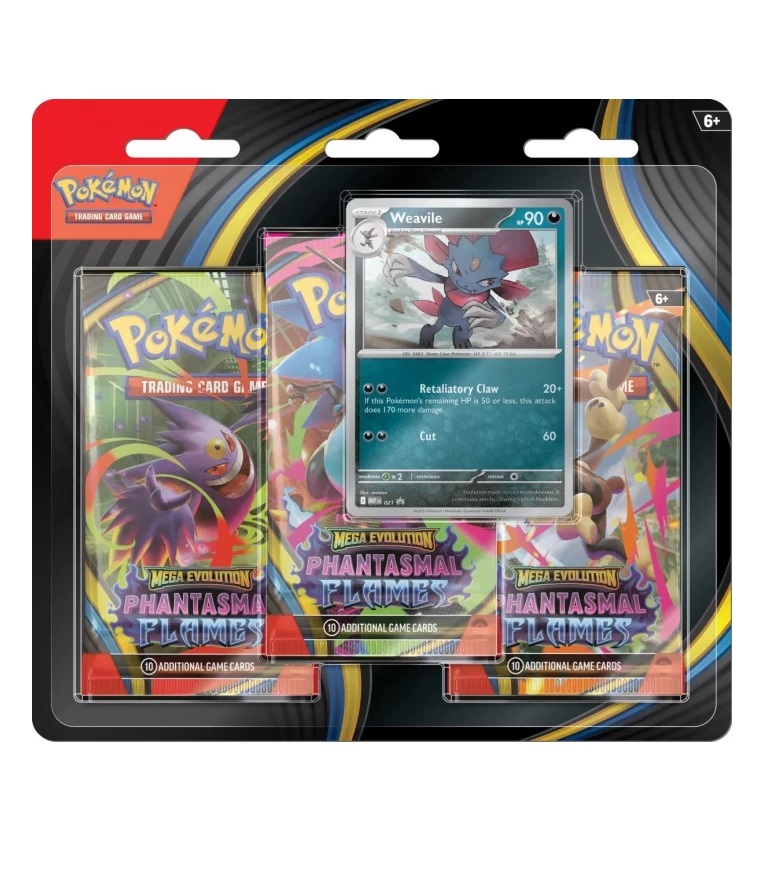 POKEMON TCG FUEGOS FANTASMALES PACK 3 SOBRES