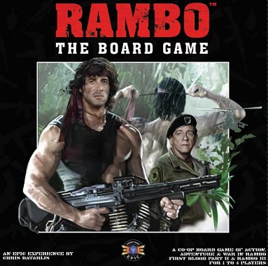 RAMBO, THE BOARDGAME CORE GAME + FIRST BLOOD