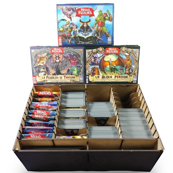 CAJA INSERTO COMPATIBLE CON HERO REALMS (BASE + EXPANSIONES)