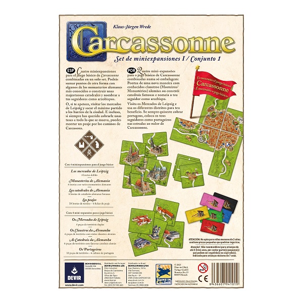 CARCASSONNE EXPANSIONES REUNIDAS