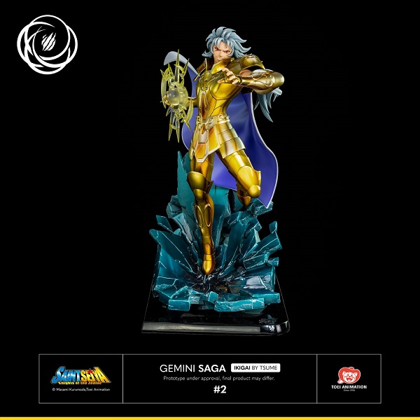TSUME ARTS GEMINI SAGA RESINA ESCALA 1/6 SAINT SEYA IKIGAI