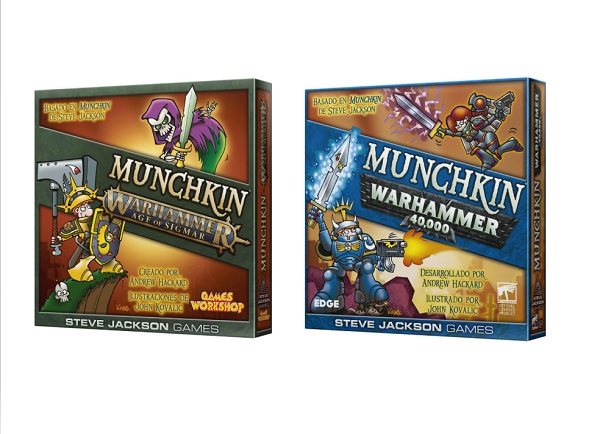 PACK MUNCHKIN WARHAMMER 40K + AGE OF SIGMAR