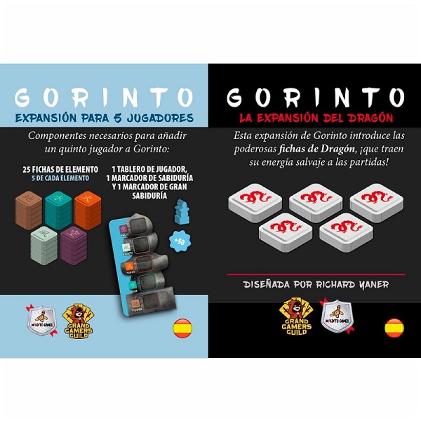 GORINTO EXPANSION DRAGON + PACK 5 JUGADORES