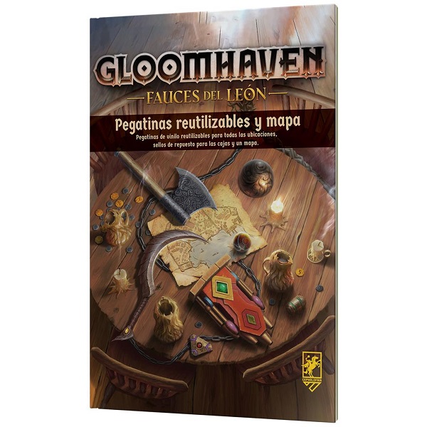 GLOOMHAVEN FAUCES DEL LEON PEGATINAS REUTILIZABLES