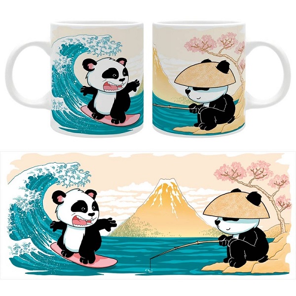 TAZA ASIAN ART SURFING PANDA 320ML