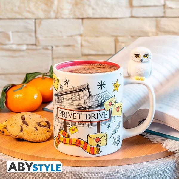 TAZA 3D 460 ML HEDWIG & PRIVET DRIVE - HARRY POTTER