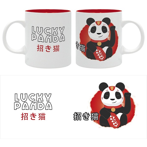 TAZA ASIAN ART LUCKY PANDA 320ML