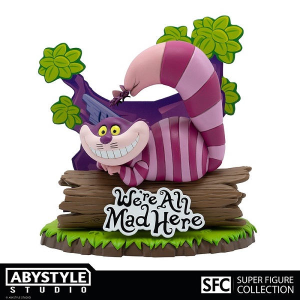 SUPER FIGURE COLLECTION CHESHIRE CAT WE'RE ALL MAD HERE - DISNEY ALICE IN WONDERLAND