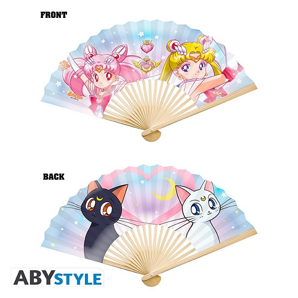 ABANICO SAILOR MOON Sailor Moon & cats