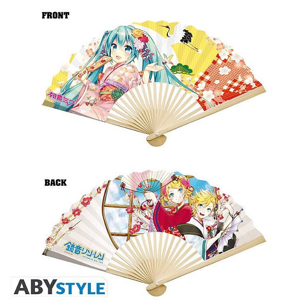 ABANICO HATSUNE MIKU Hatsune Miku & Twins Kimono