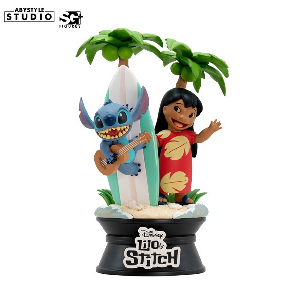 Disney : Lilo & Stitch - Figurine en cloche Stitch surf - Imagin'ères