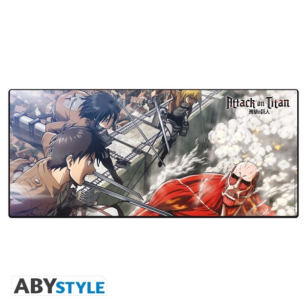 ALFOMBRILLA RATON XL ATTACK ON TITAN Eren vs Colossal Titan