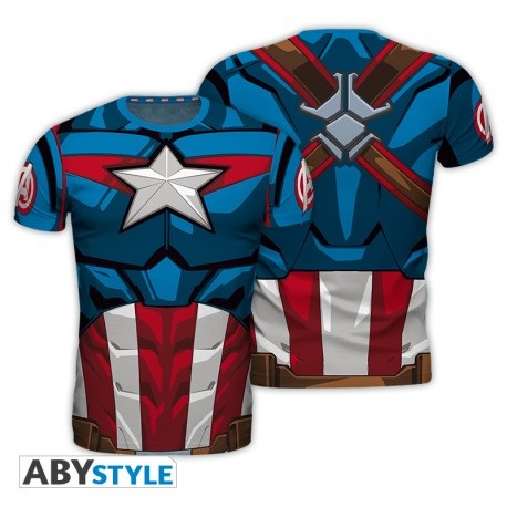 CAMISETA REPLICA - CAPITAN AMERICA L